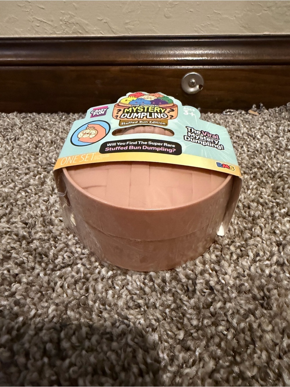 RMS Crazy Fun Mystery Dumpling Squishy Toy STUFFED BUN EDITION Plastic Torn - Picture 4 of 5